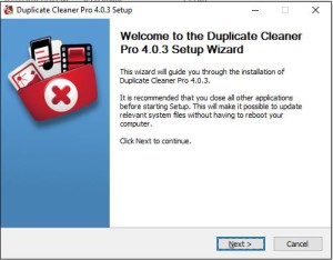Duplicate Cleaner 4 Installation Step 2 Welcome