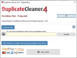 Duplicate Cleaner 4 Start Registration