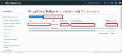 How to Create Virtual Cloud Network (VCN) in Oracle Cloud ...